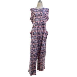 Humphries & Begg Printed Andy Jumpsuit Pink